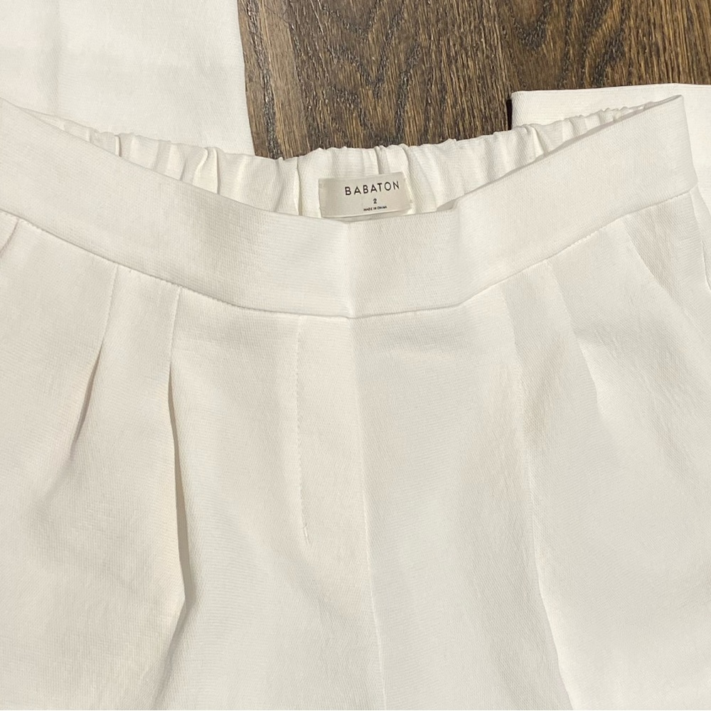 Aritzia Babaton pant - white, size 2